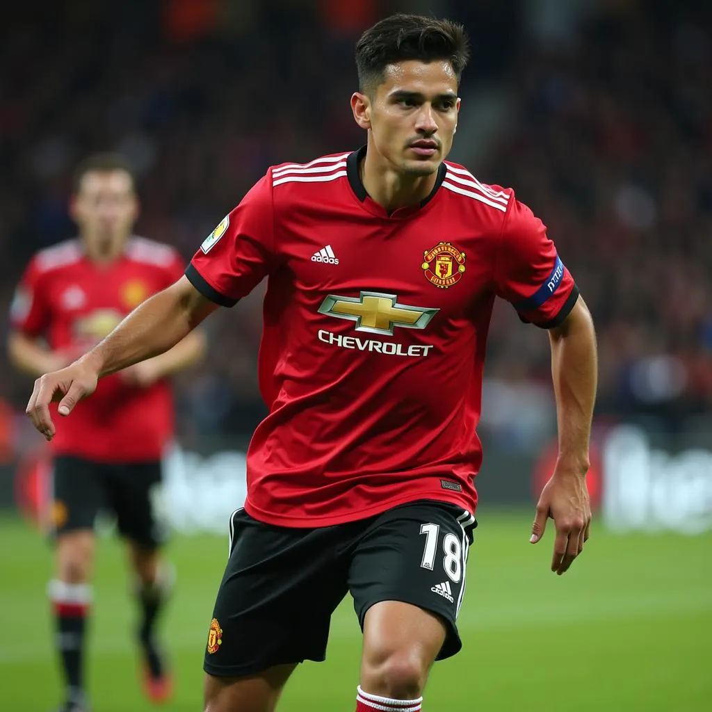 Alejandro Garnacho trong màu áo Manchester United