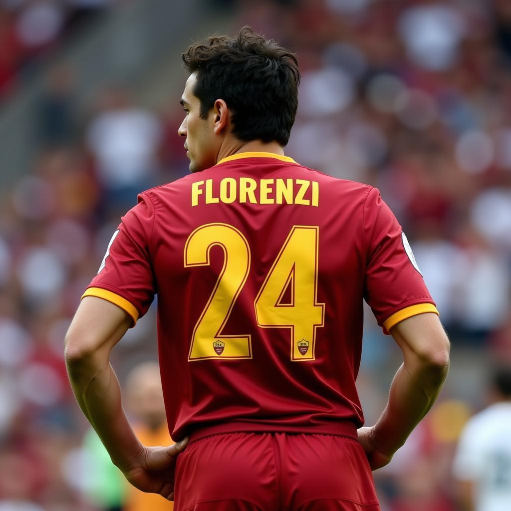 Alessandro Florenzi in Roma Jersey