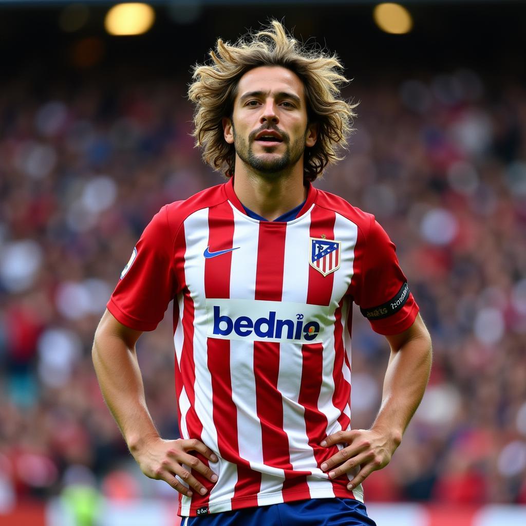 Alessio Cerci trong màu áo Atletico Madrid.