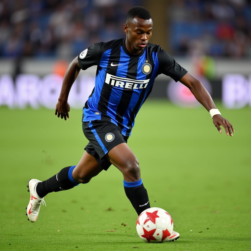 Alfred Duncan trong màu áo Inter Milan