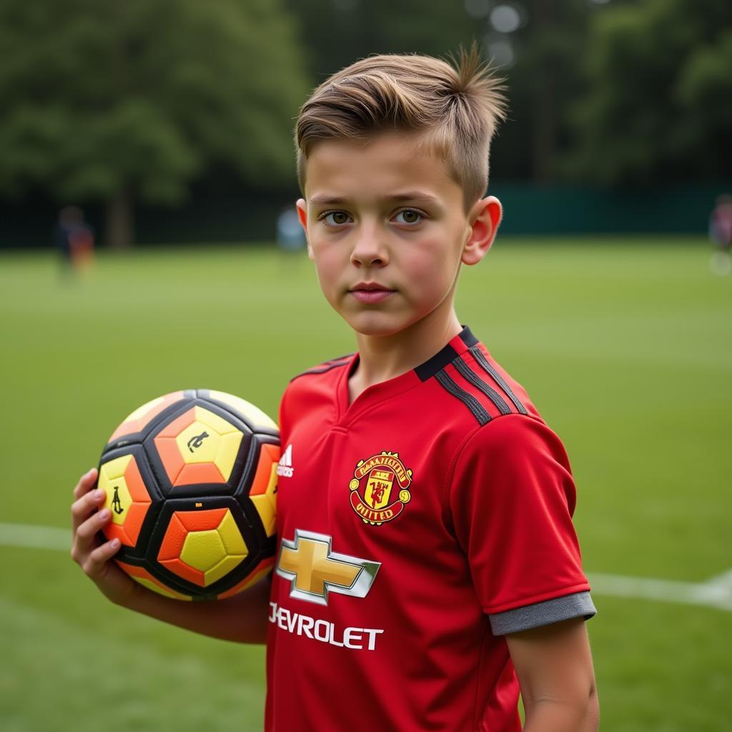 Antoine Hackford trong màu áo Manchester United