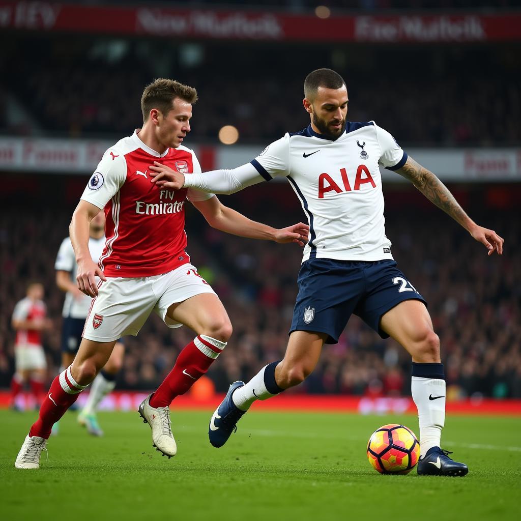 Trận derby London nảy lửa giữa Arsenal và Tottenham