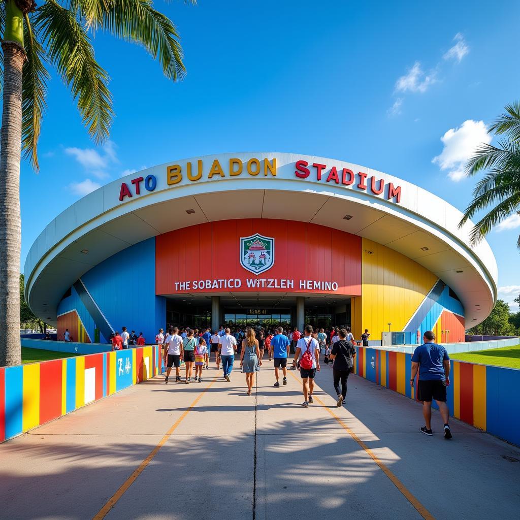 Ato Boldon Stadium in Couva, Trinidad