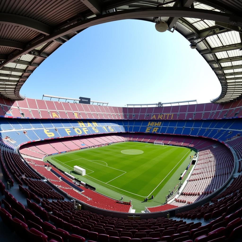 Sân vận động Camp Nou - Biểu tượng của Barcelona S.C.