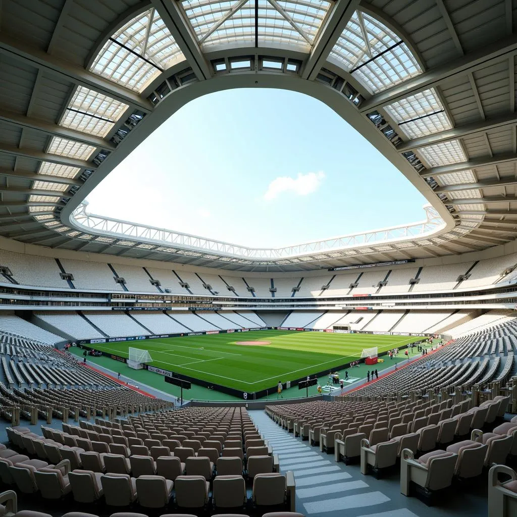 A glimpse inside the Basra International Stadium