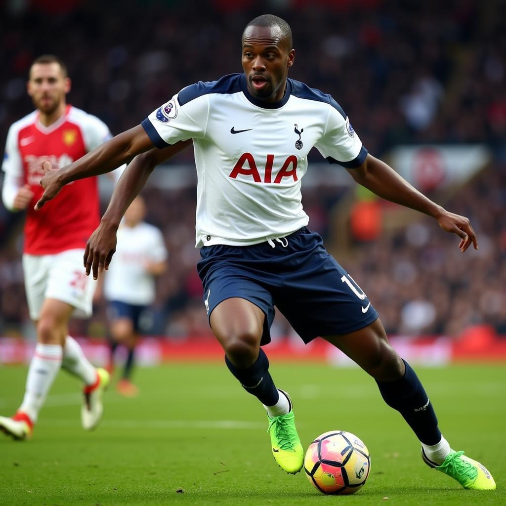 Bassong khoác áo Tottenham