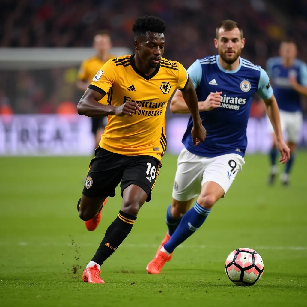 Bênie Adama Traoré tỏa sáng trong màu áo Wolverhampton