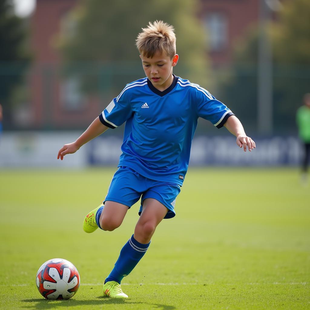 Billy Gilmour khéo léo điều khiển trái bóng