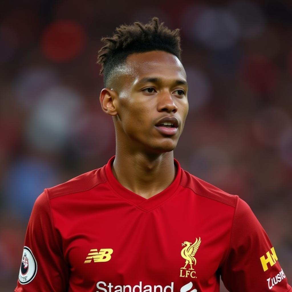 Billy Koumetio trong màu áo Liverpool