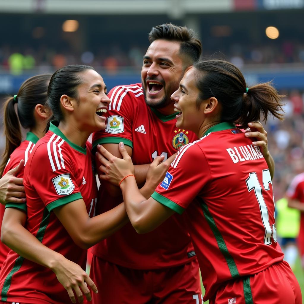 Bolivia Celebrates a Goal