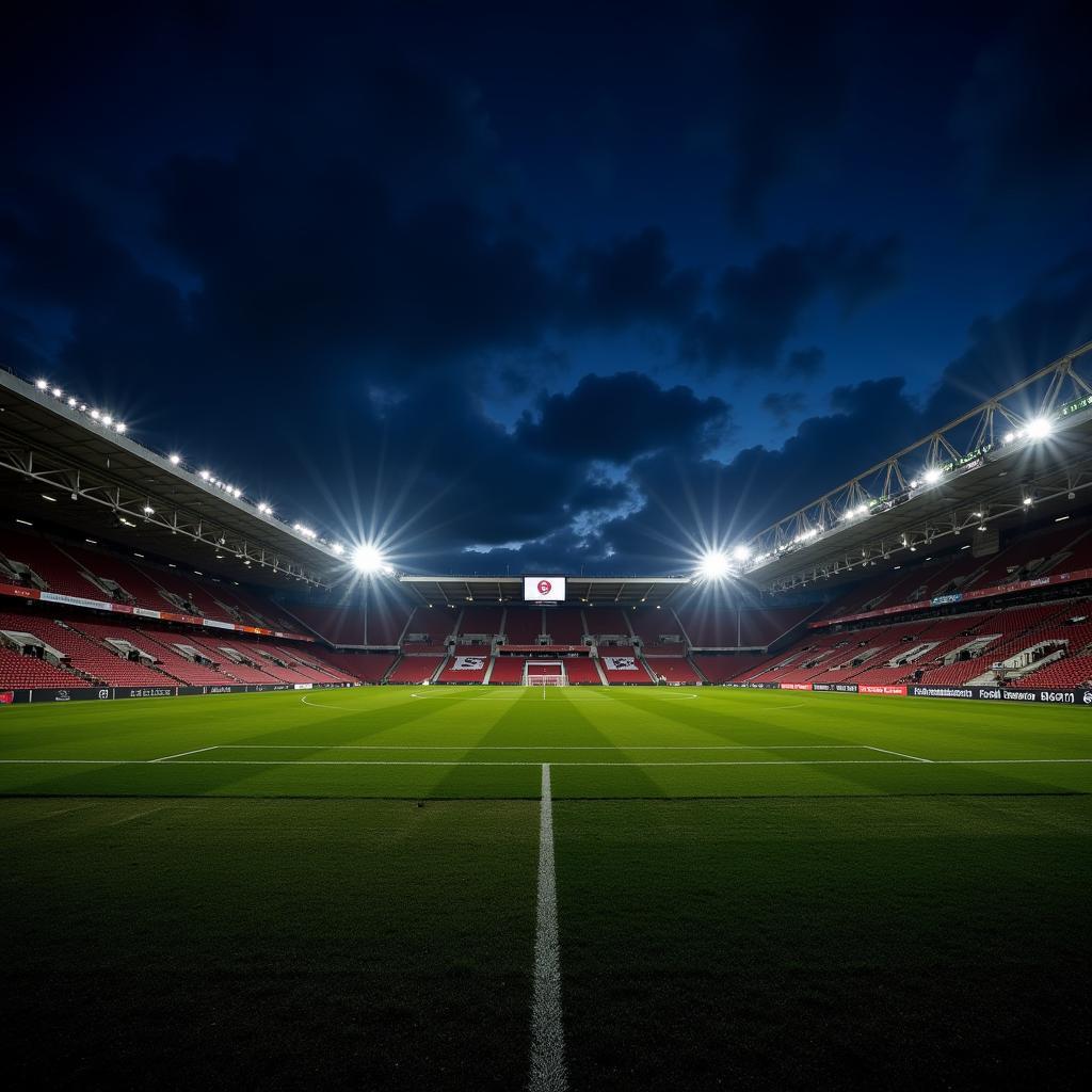 Bramall Lane Stadium Night View