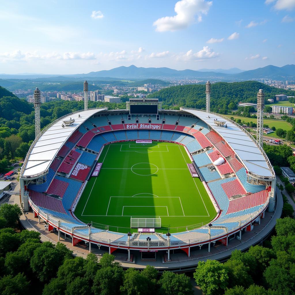 Toàn cảnh sân vận động Brianteo Stadium