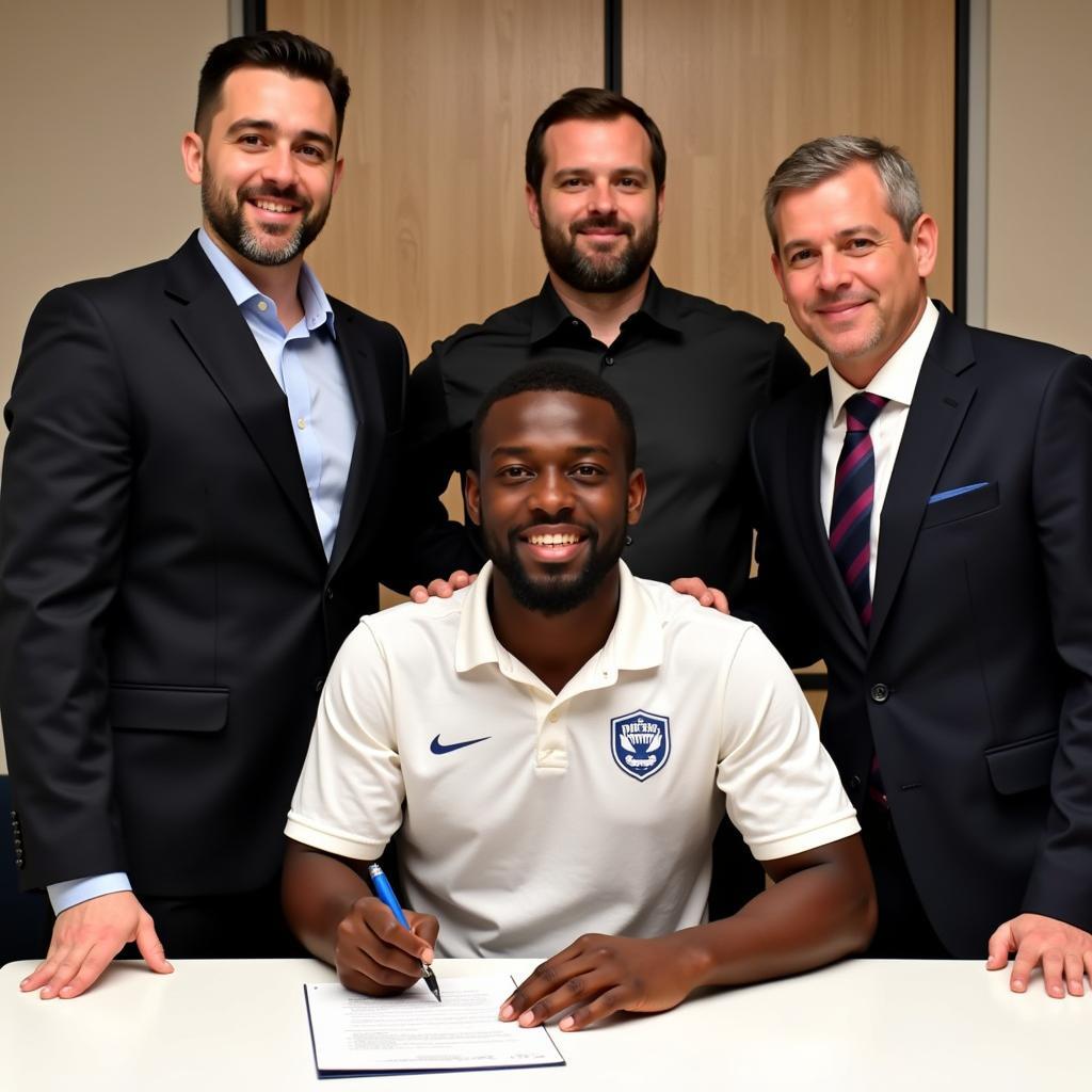 Bruno Onyemaechi contract signing