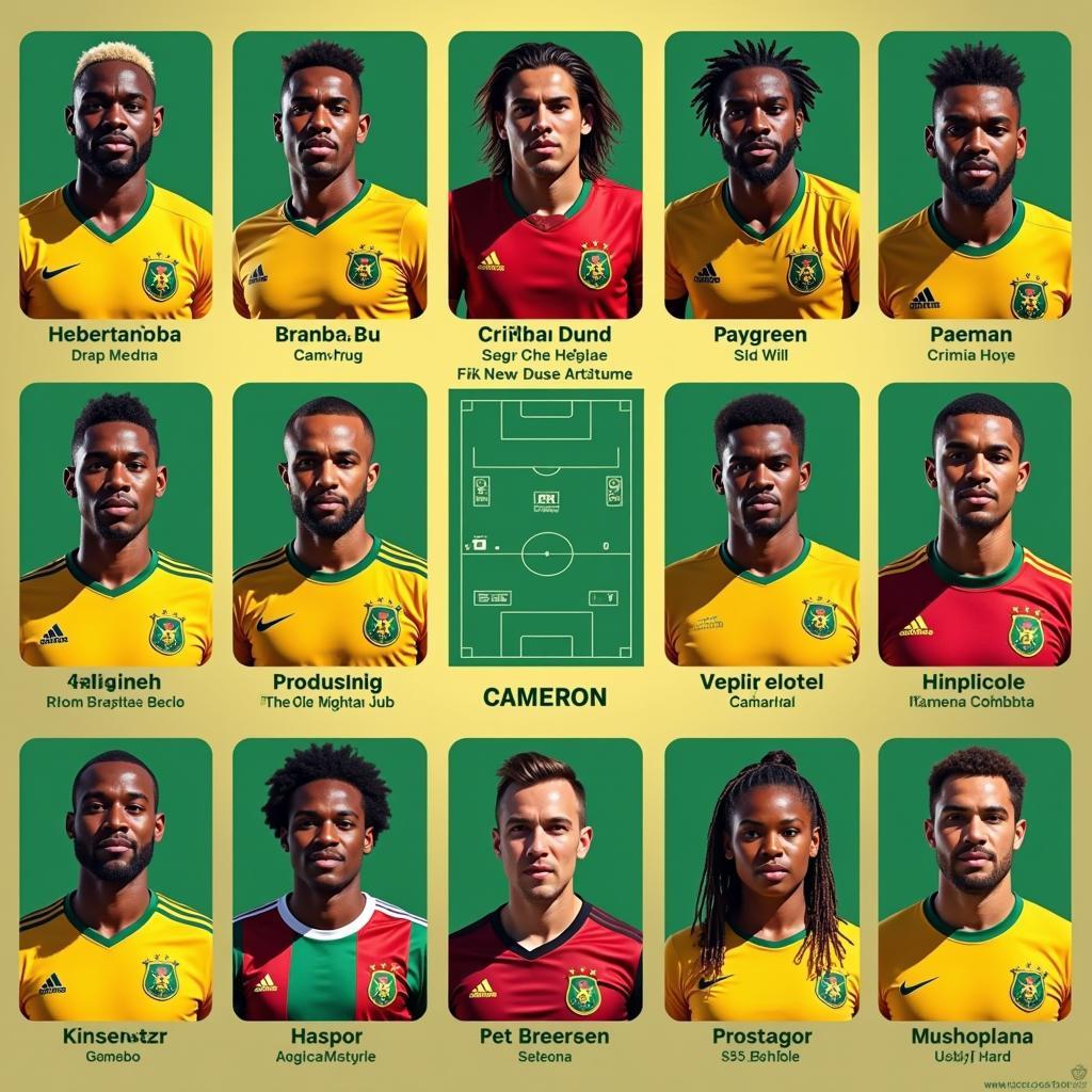 Cameroon Soccer Lineup: Key Players