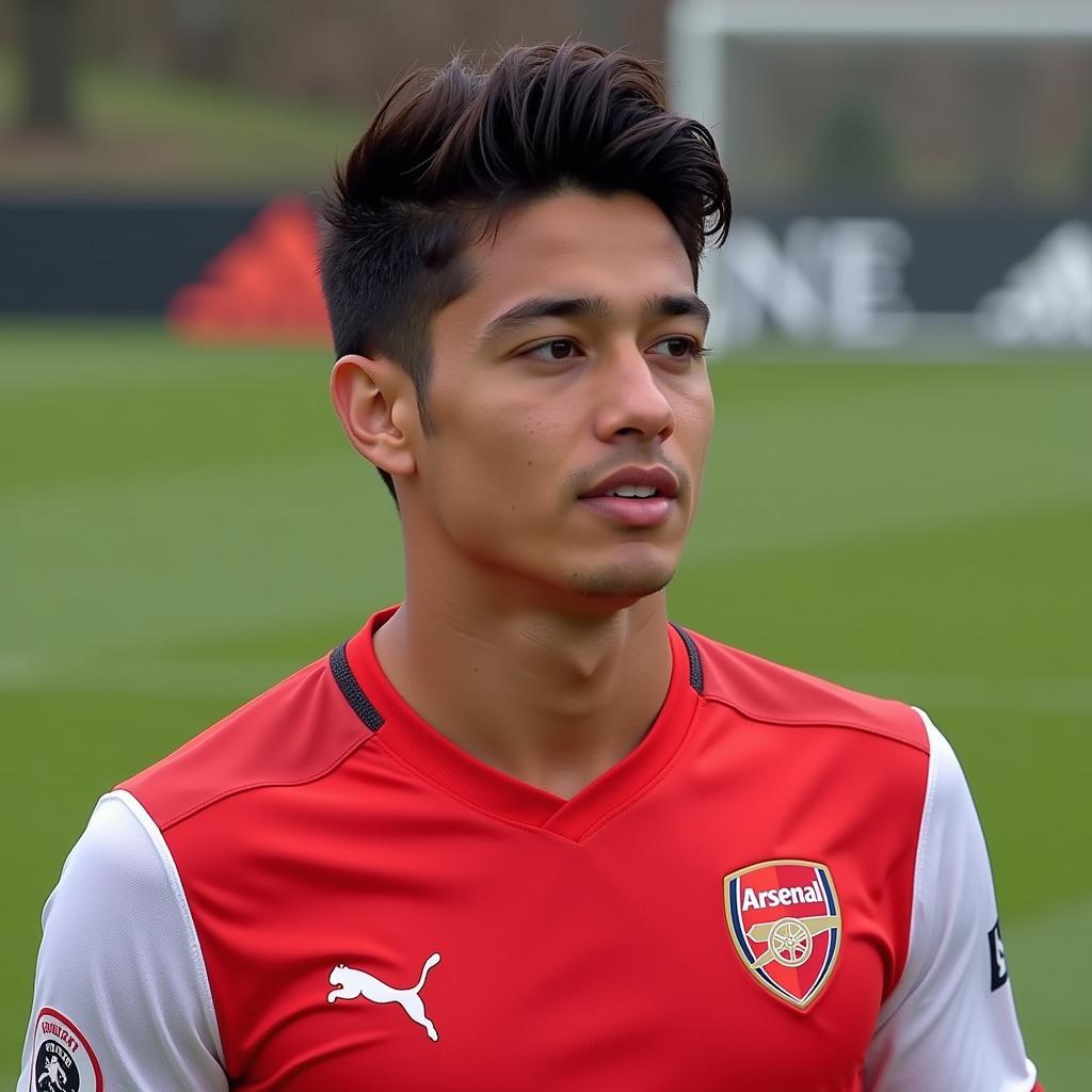 Carlos Vela in his Arsenal days