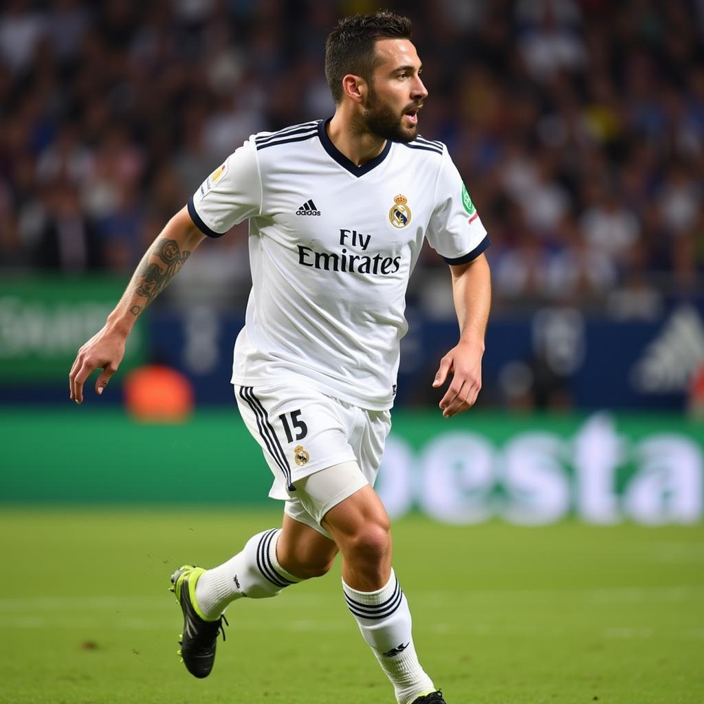 Carvajal khoác áo số 15 Real Madrid