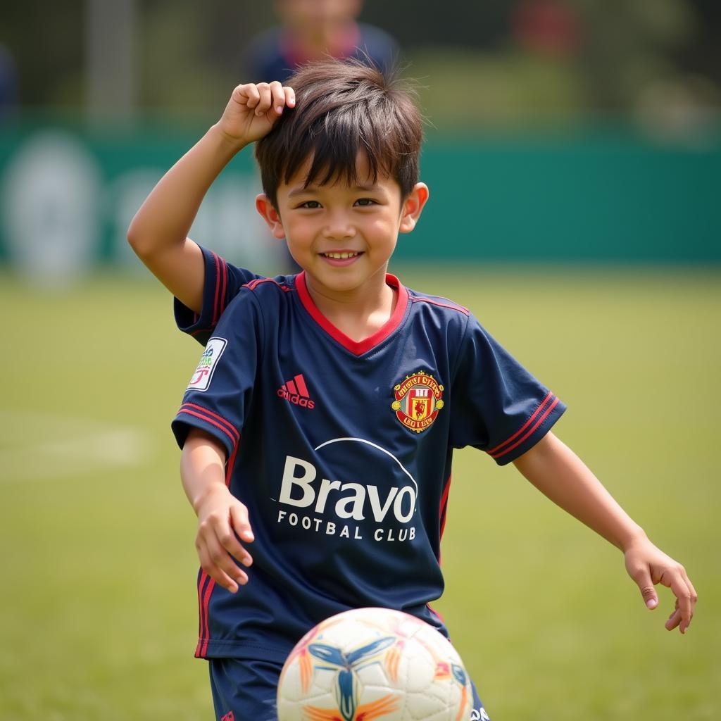 Cậu thủ nhí của Bravo Football Club