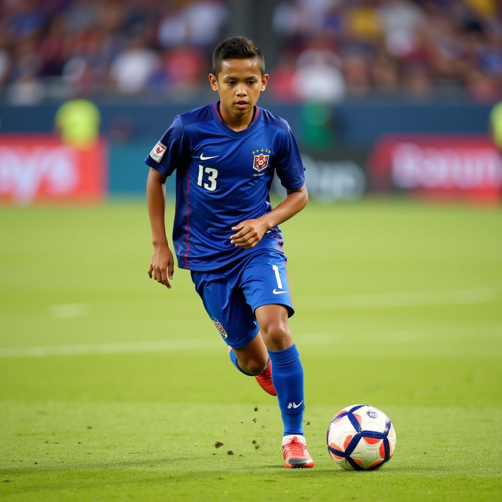 Young Panamanian Footballer