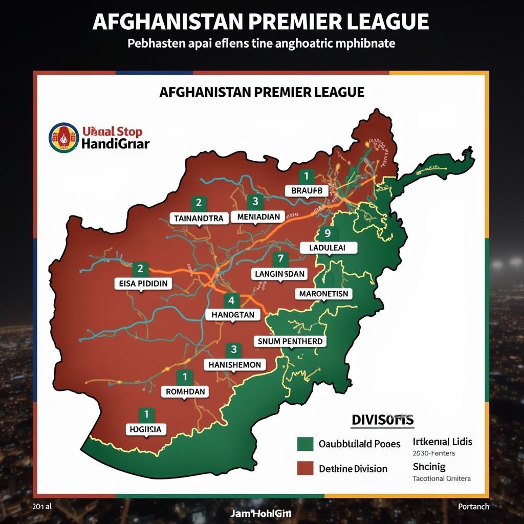 Cấu trúc Giải đấu và Các Đội bóng Afghanistan Premier League