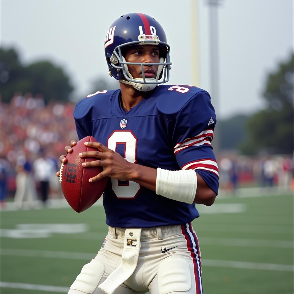 Charlie Ward trong màu áo New York Giants