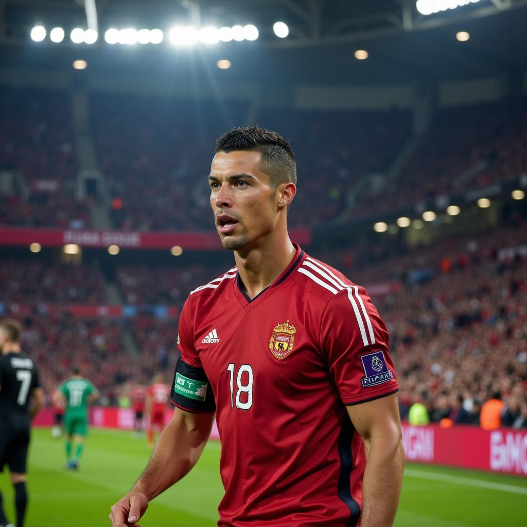 Cristiano Ronaldo chinh phục leo stadium