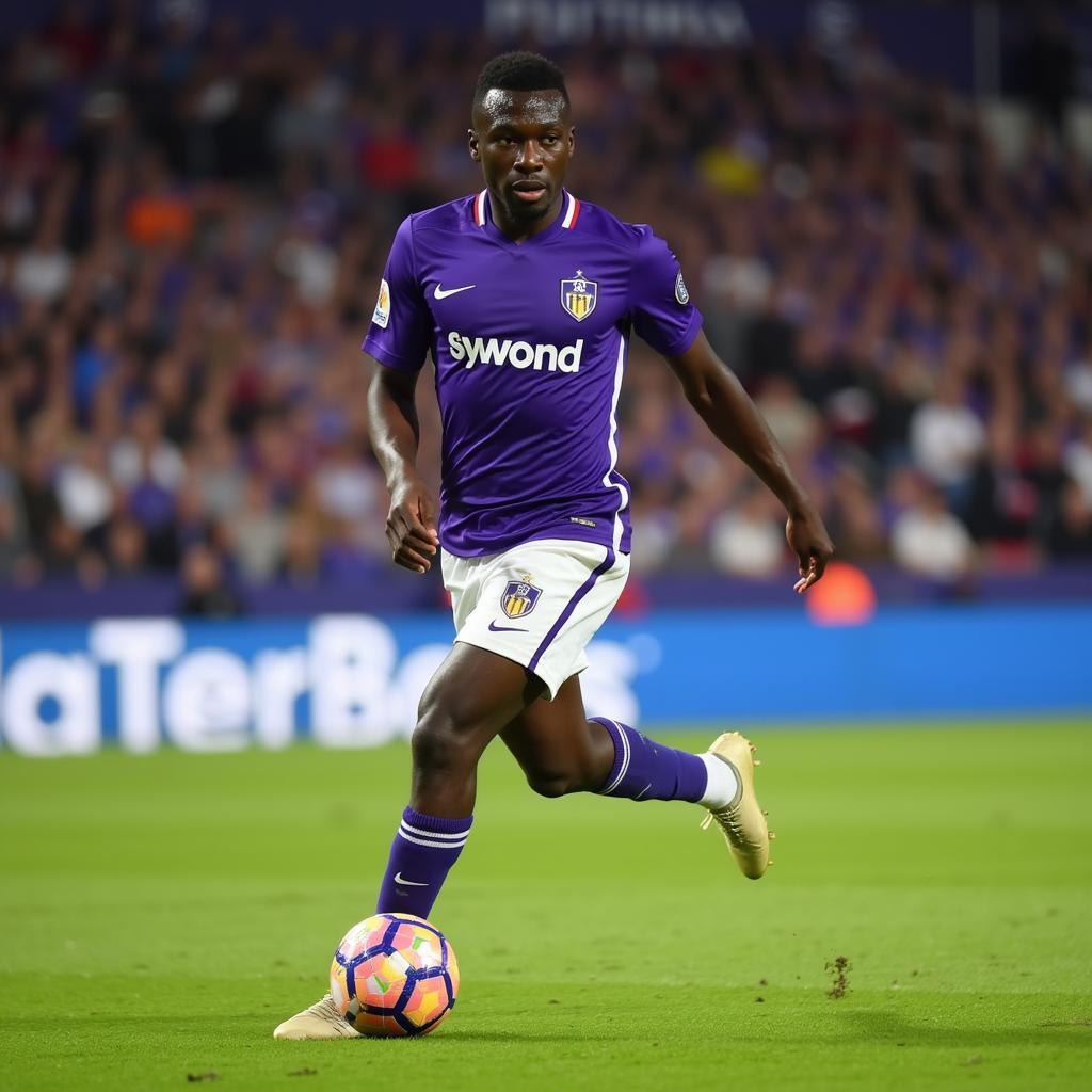 Christian Kouamé trong màu áo Fiorentina