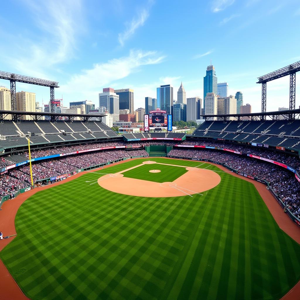 CommunityAmerica Ballpark viewed from above