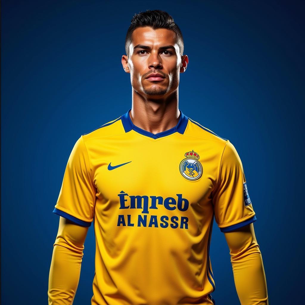 Cristiano Ronaldo in Al Nassr jersey