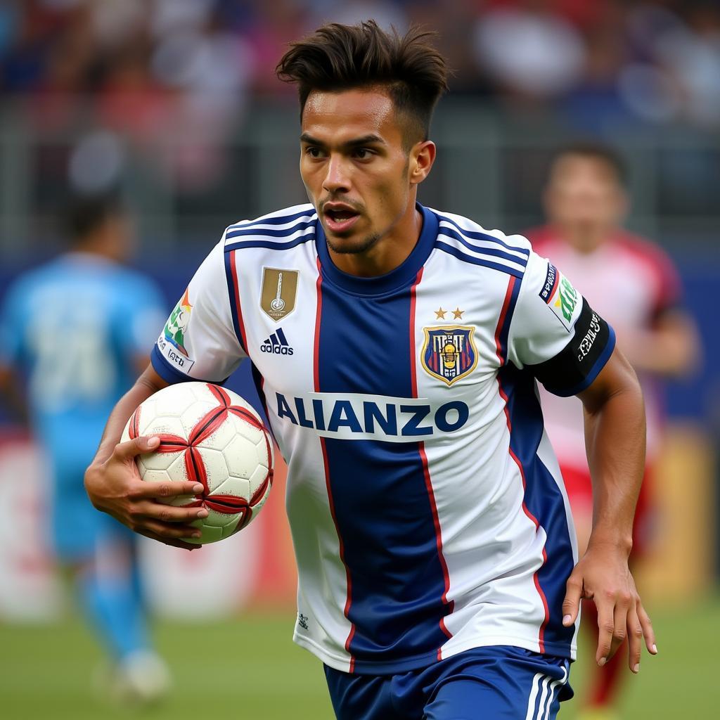 Damian Pizarro trong màu áo Alianza Lima