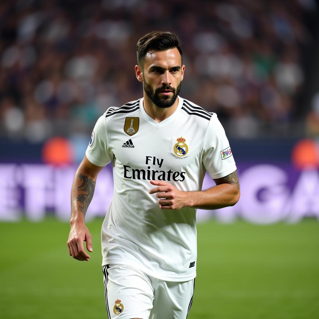 Dani Carvajal trong màu áo Real Madrid