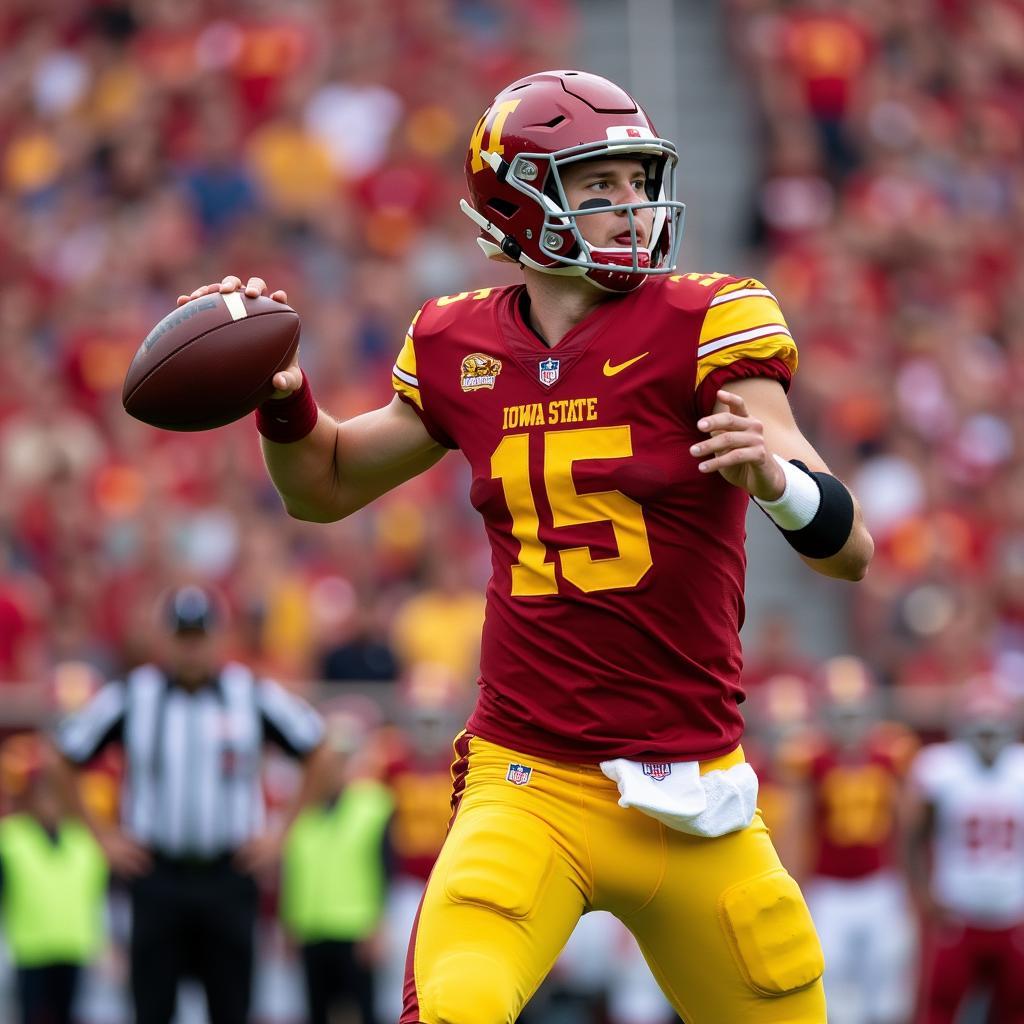 Daniel Purdy trong màu áo Iowa State