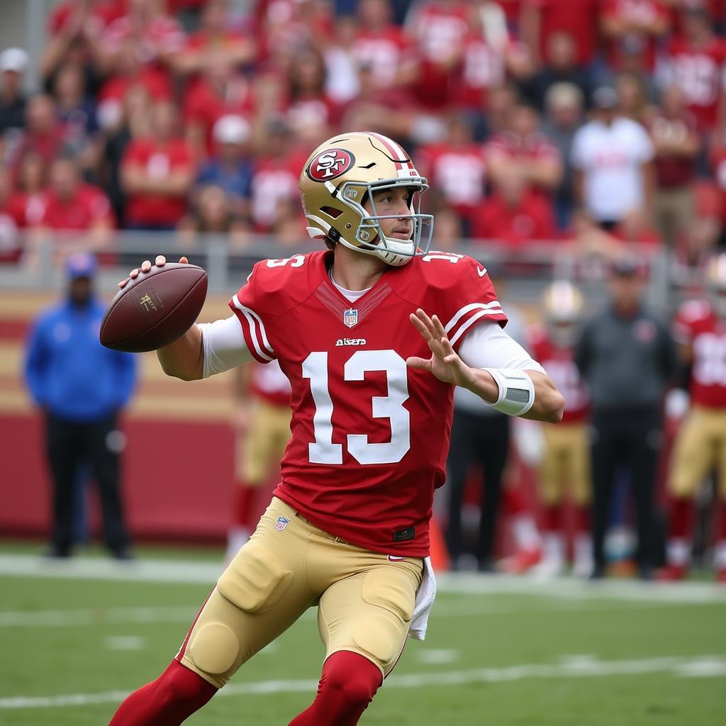 Daniel Purdy trong màu áo San Francisco 49ers