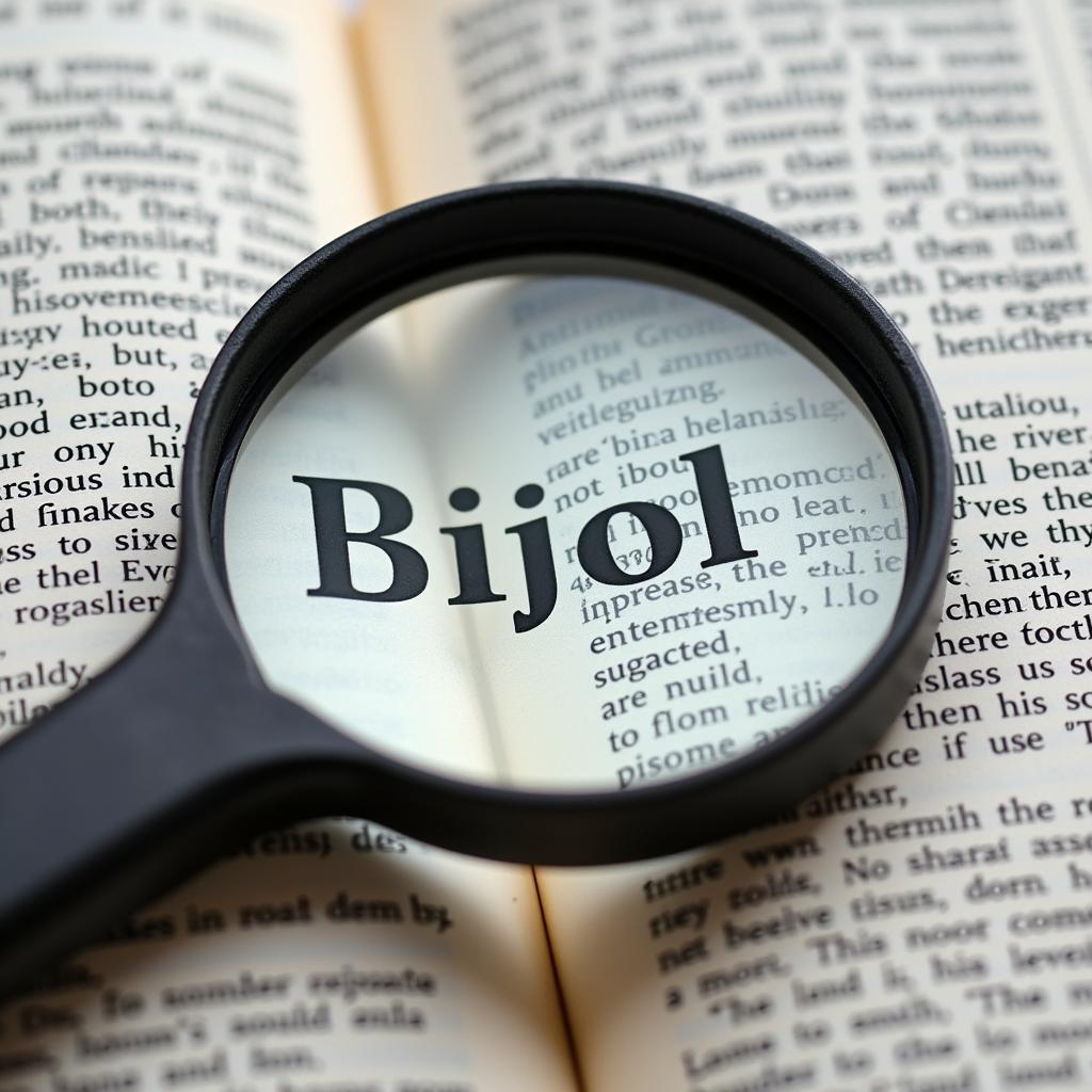 Deciphering the Meaning of Bijol