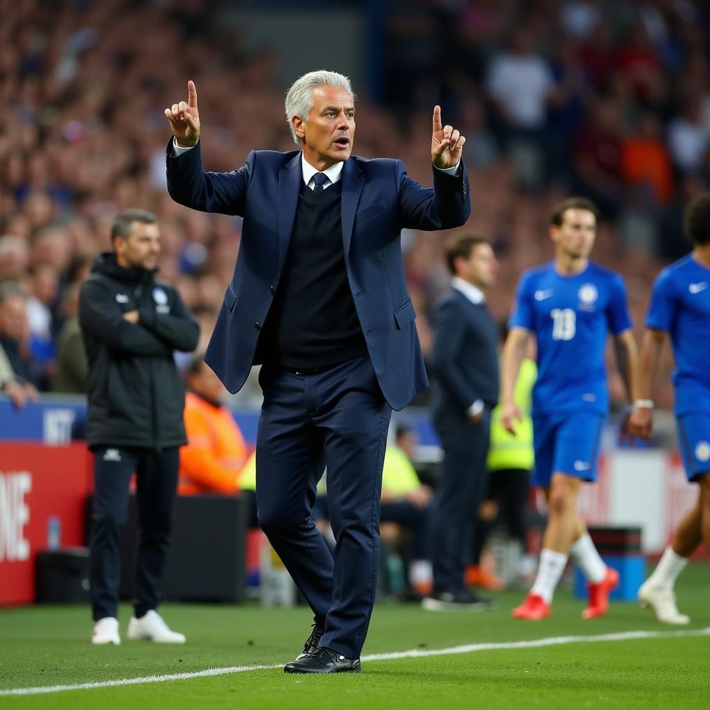 Didier Deschamps chỉ đạo đội tuyển Pháp