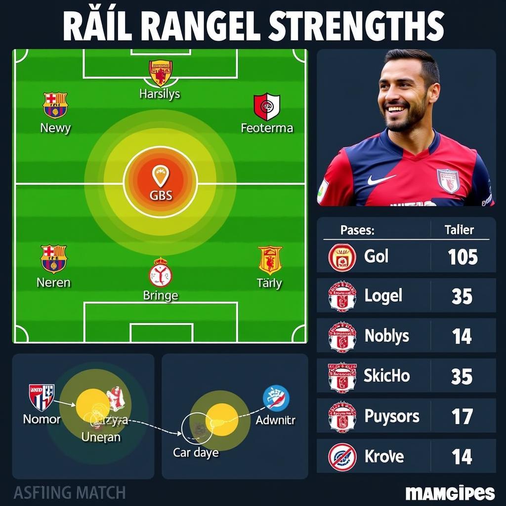 Điểm mạnh của Raúl Rangel thể hiện qua Stats