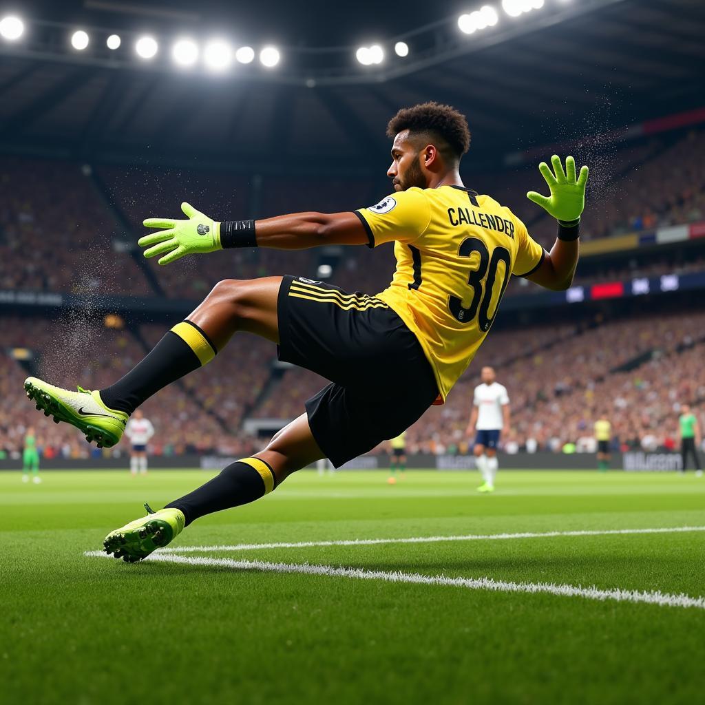 Drake Callender FIFA 23 bay người cản phá penalty