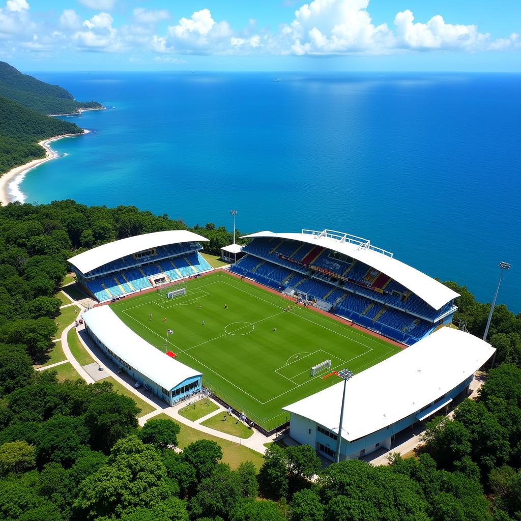 Dwight Yorke Stadium in Bacolet, Tobago