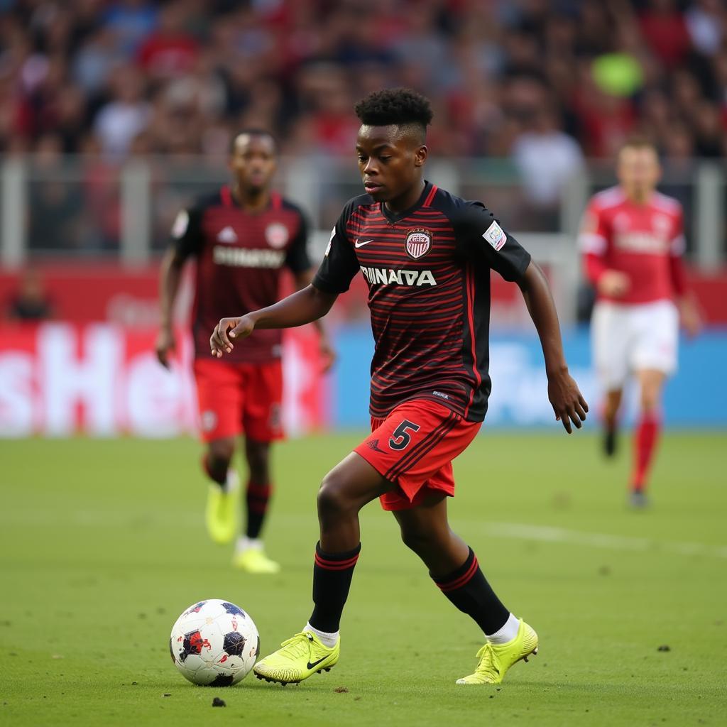 Enoch Kofi Adu playing for DC United