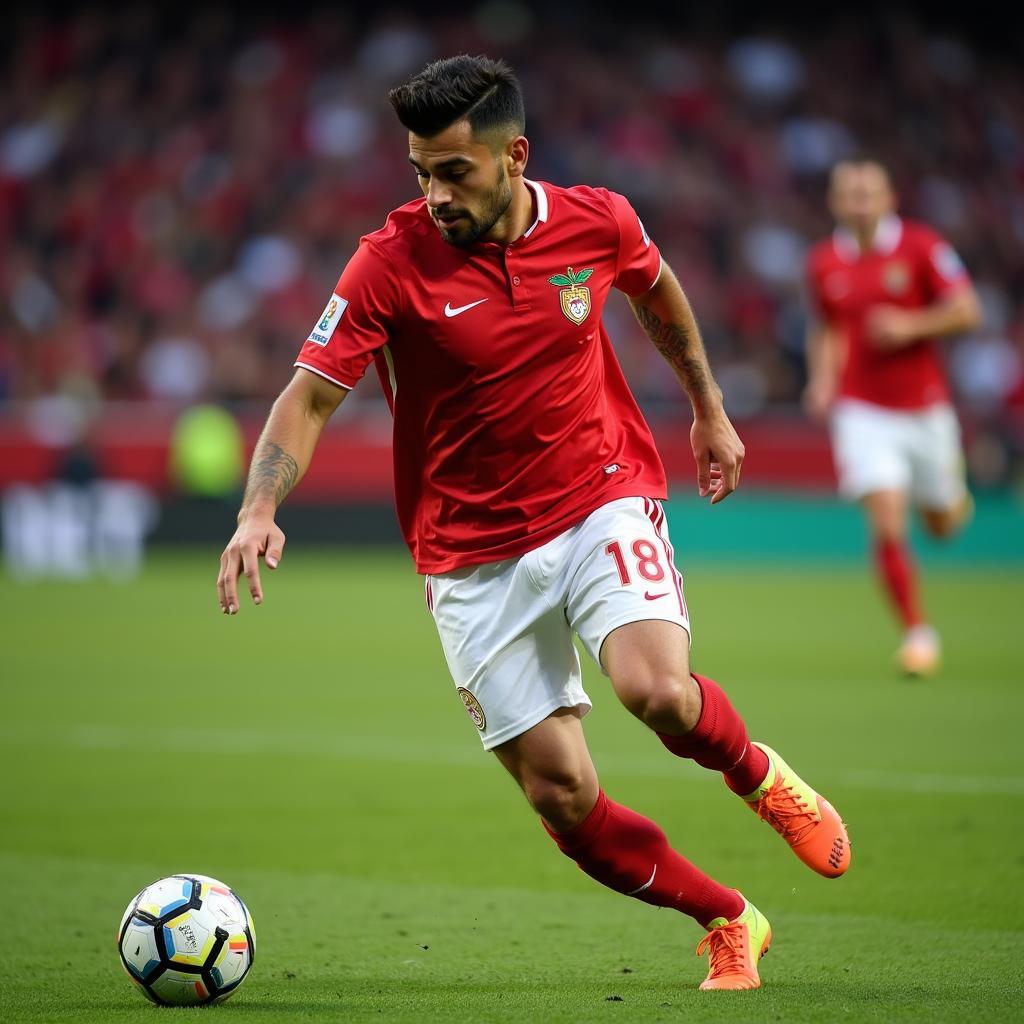 Enzo Fernandez trong màu áo Benfica