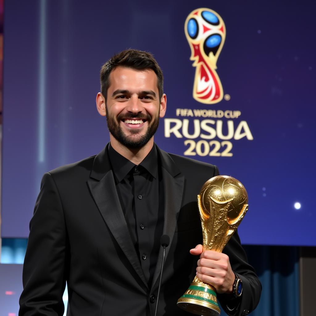 Enzo Fernandez nhận giải thưởng Cầu thủ trẻ xuất sắc nhất World Cup 2022