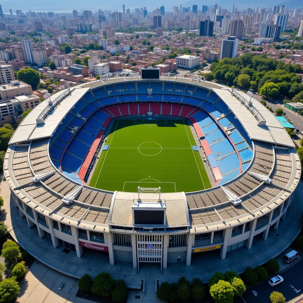 Estadio Azteca aerial view