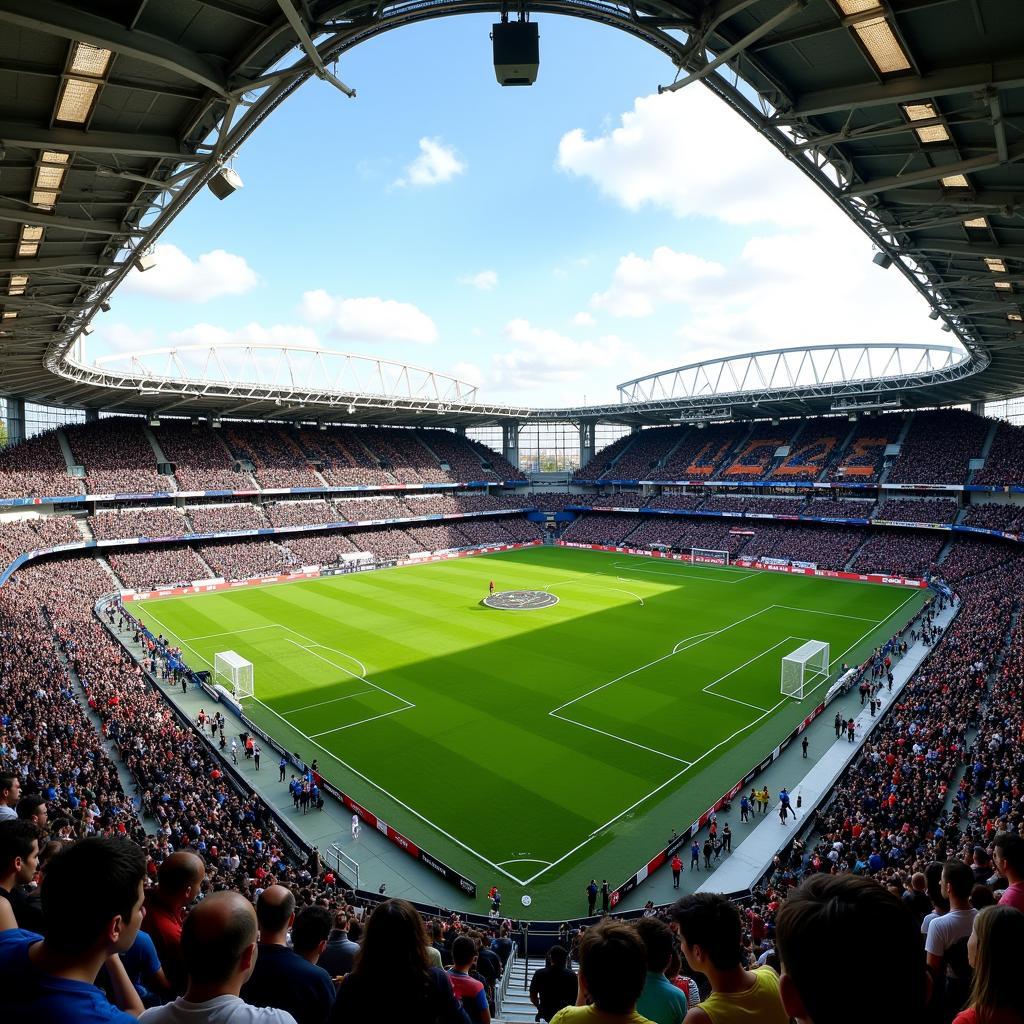 Toàn cảnh sân vận động Estadio del Udinese