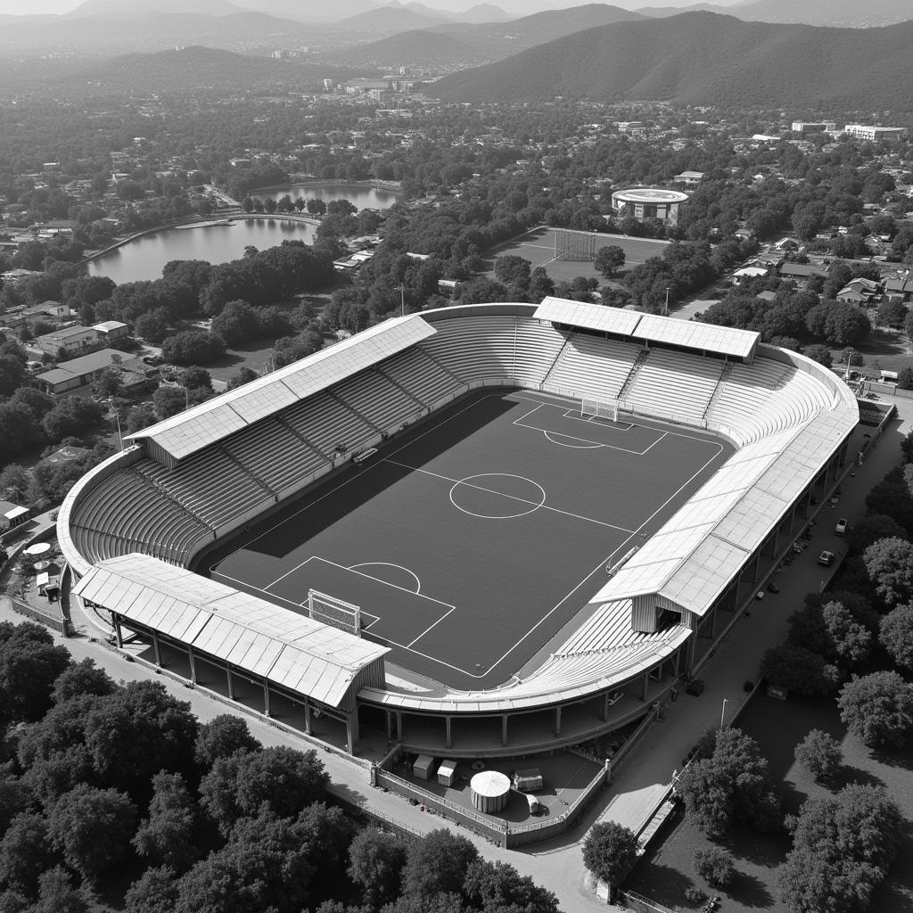 Estadio El Montecillo Aerial View