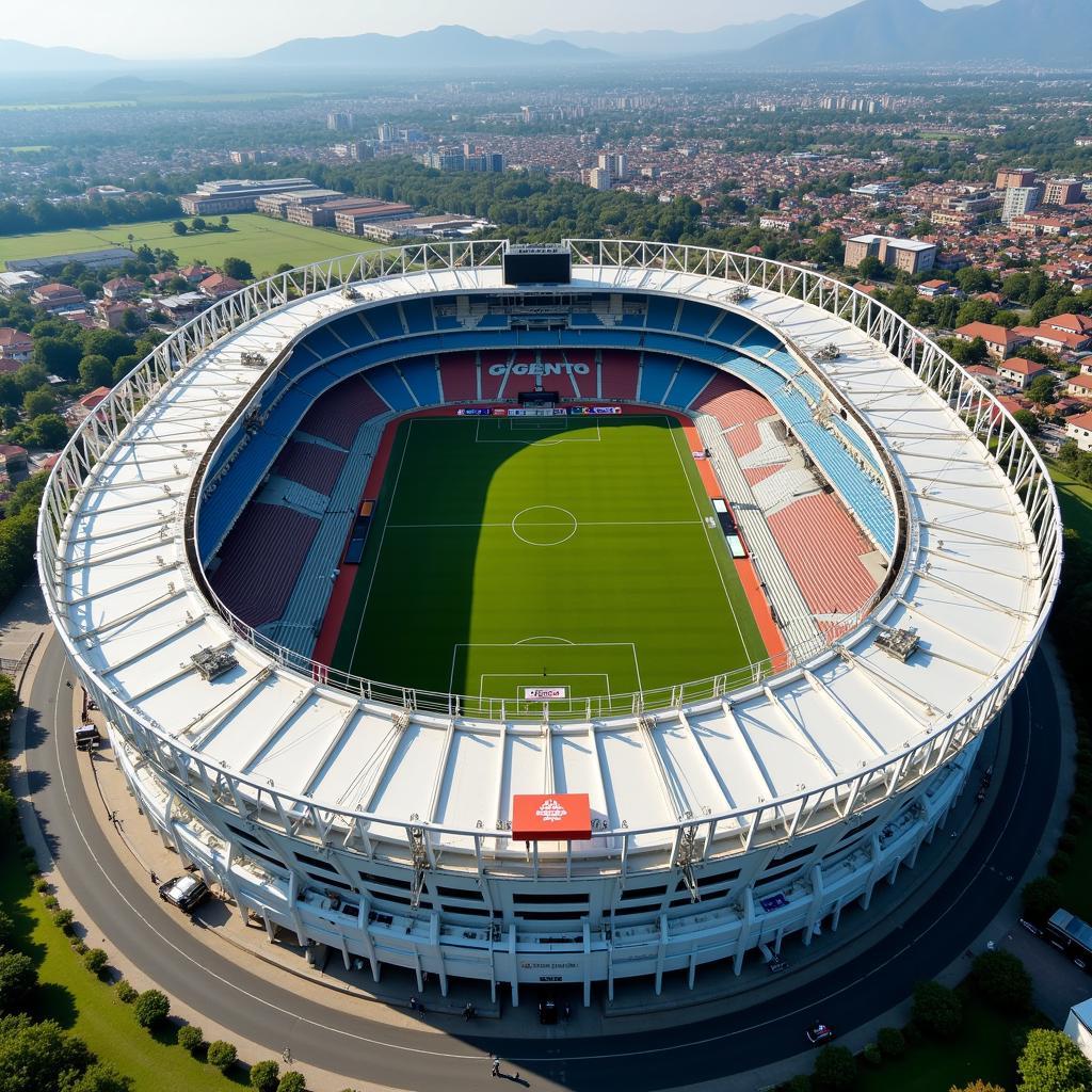 Estadio Gigante de Arroyito aerial view