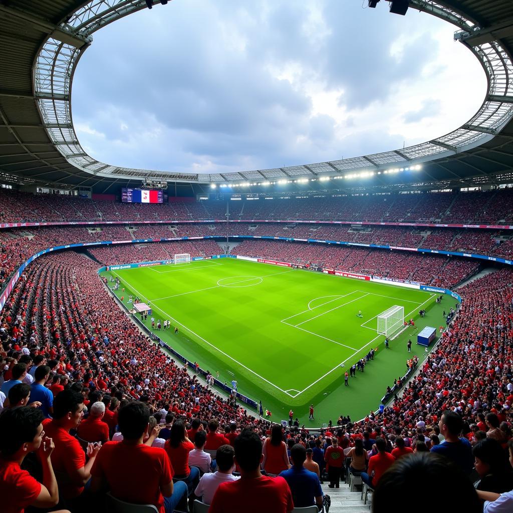 Toàn cảnh sân vận động Estadio Honduras