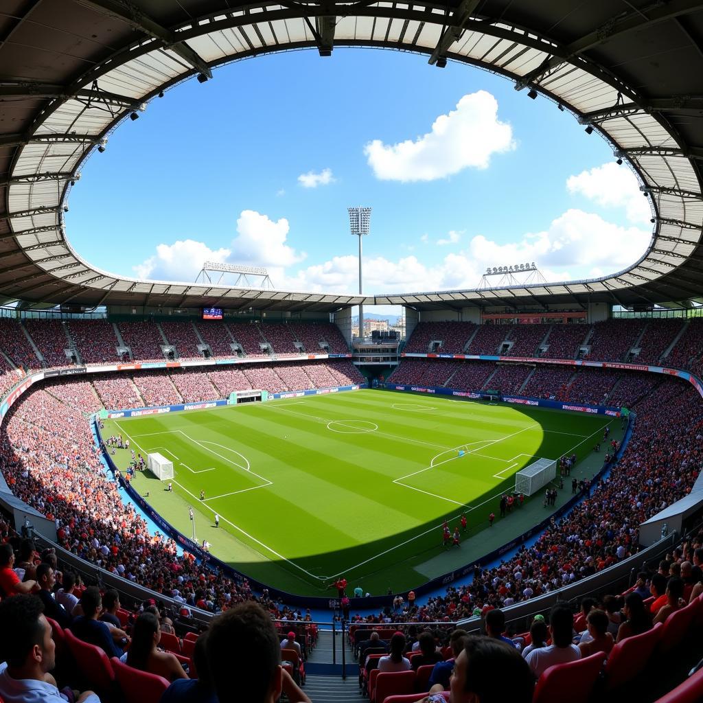 Sân vận động Estadio Jocay ở Manta, Ecuador