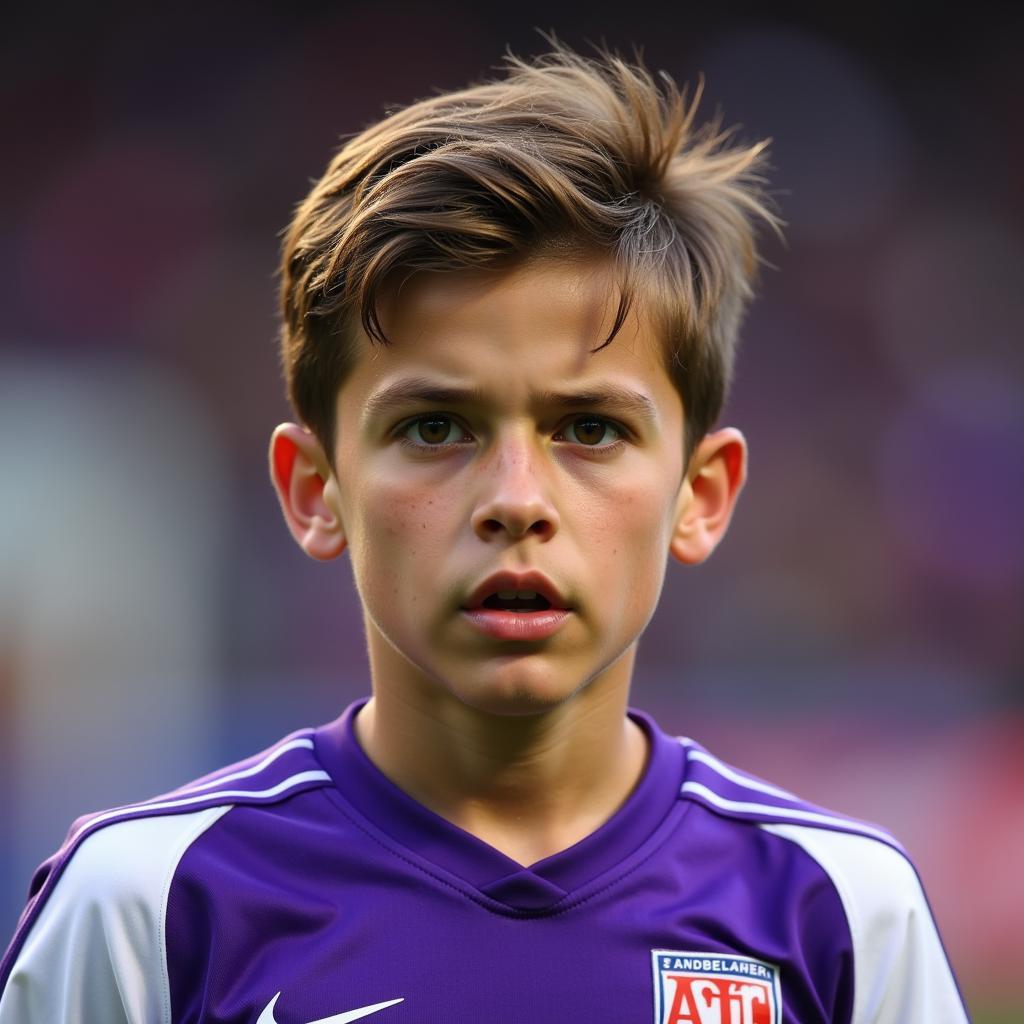 Ethan Dobbelaere trong màu áo CLB Anderlecht