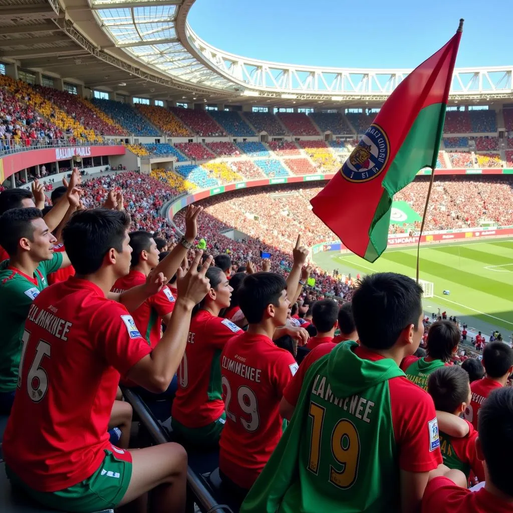 Fluminense Fans Cheering at the Maracanã