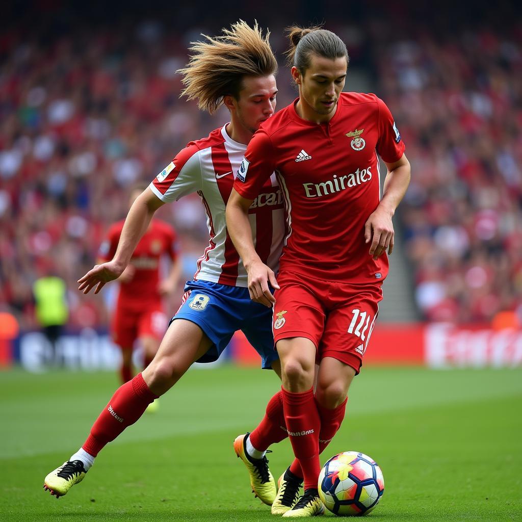 Fredrik Aursnes trong màu áo Benfica