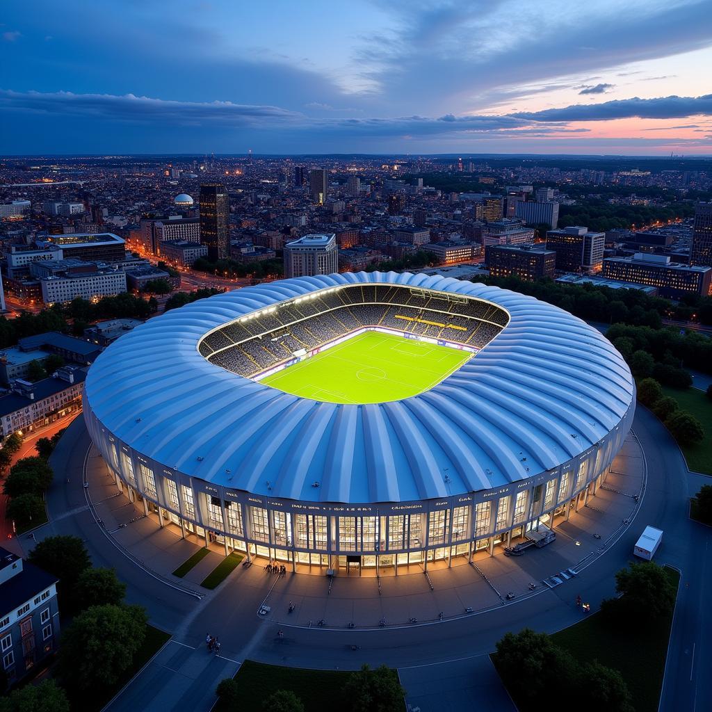 Friends Arena Aerial View